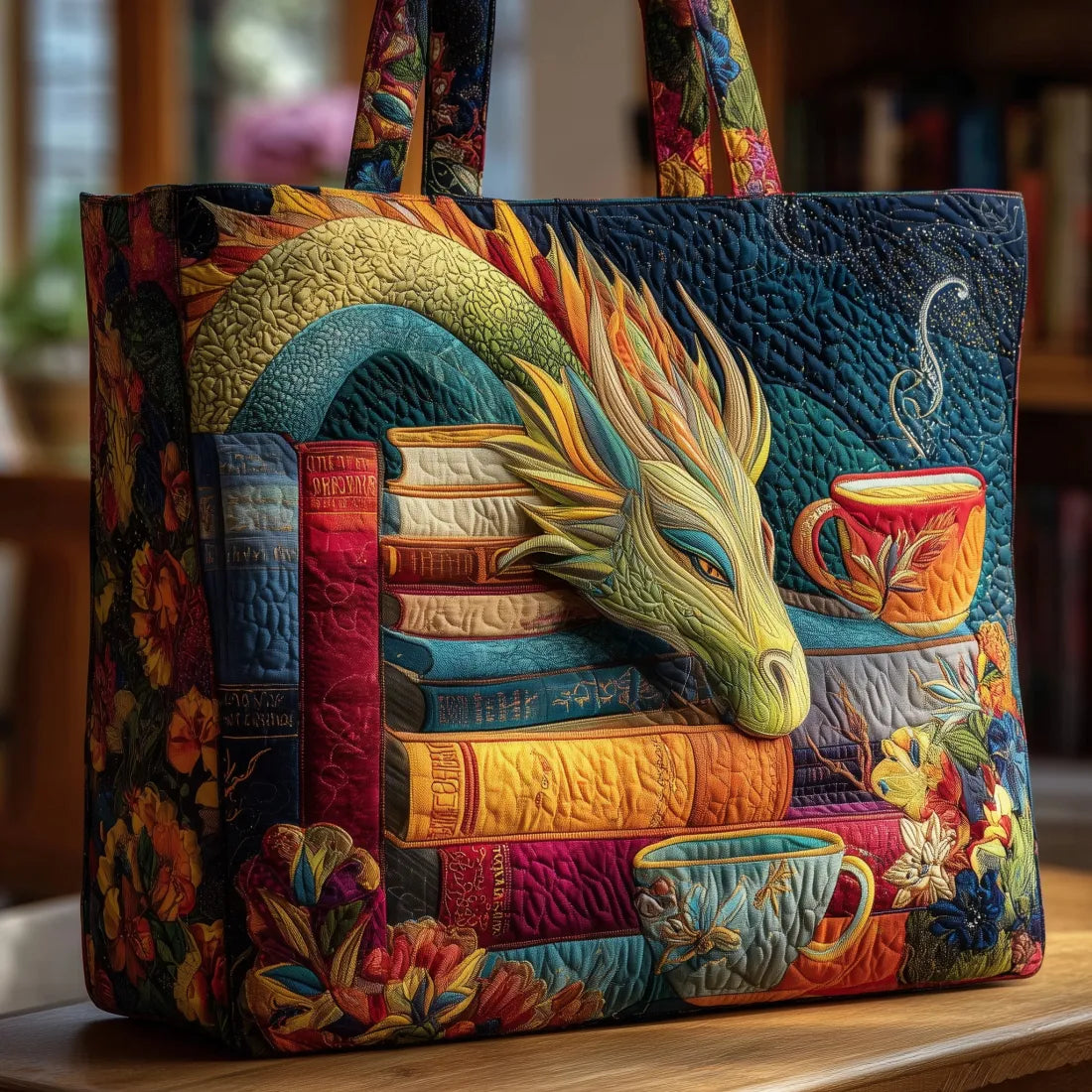 Zmaj Lettore di Libri con Borsa