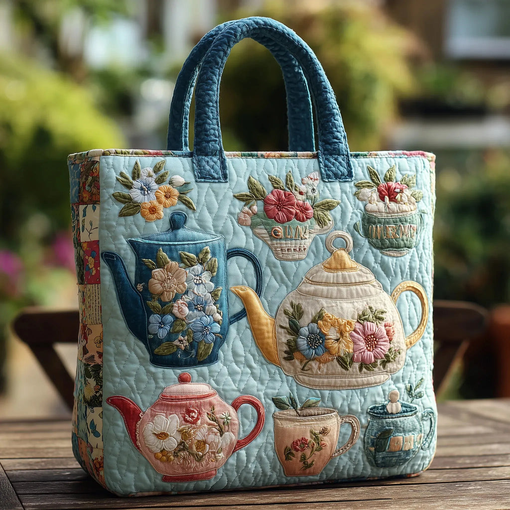 Borsa Stampata con Fiori