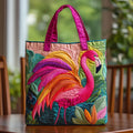 Borsa di Tessuto - Fenicottero Dorato