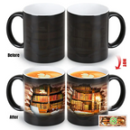 Tazza Libreria con Effetto Termico 3D