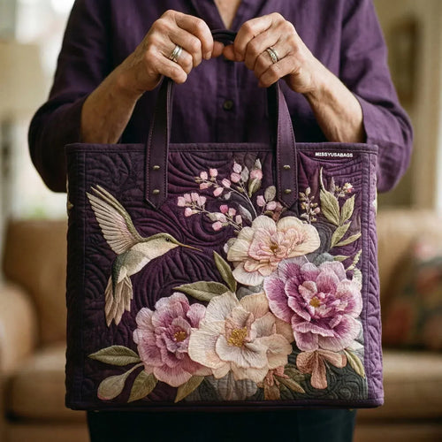 Colibrì con Stampa di Orchidea